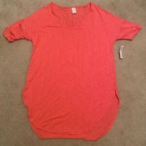 NWT Old Navy luxe style top, muted coral color